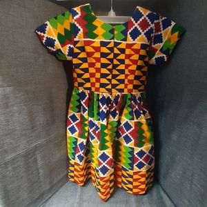 African Style Handmade Girls Dashiki Dress